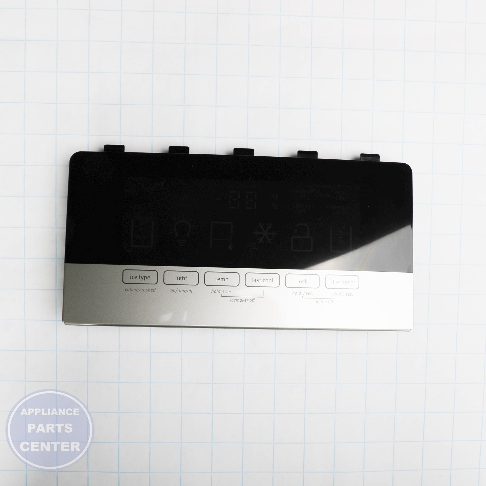 CNTRL-ELEC WPW10337912 - Side view with precise measurements