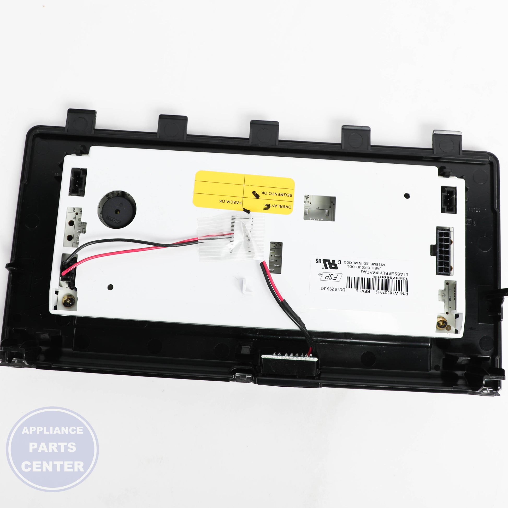 WPL CNTRL-ELEC WPW10337912 - Main view showing control functions for various models