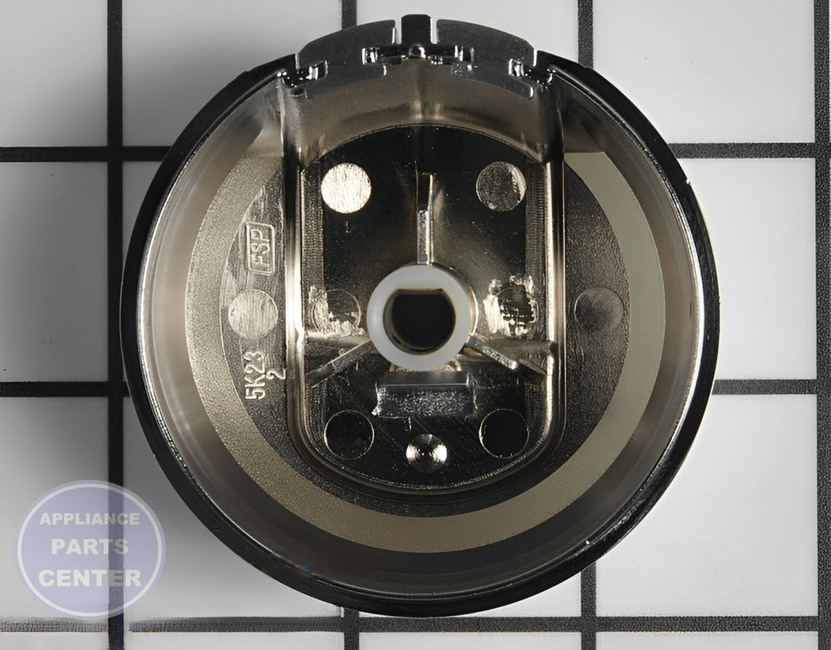 WHIRLPOOL CONTROL KNOB WPW10338554 - Detailed view of high-quality materials