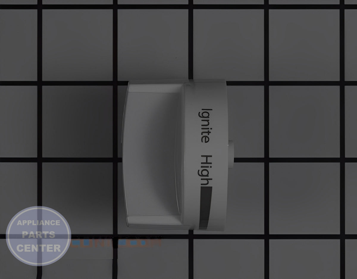 WHIRLPOOL KNOB WPW10339443 - Side view with ergonomic grip for easy adjustments.