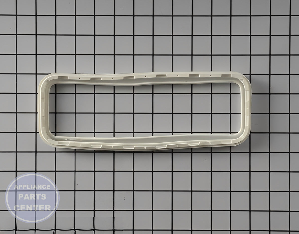 WHIRLPOOL REFRIGERATOR ICE CHUTE GASKET WPW10347087 - Detailed view of durable construction for long-lasting seal