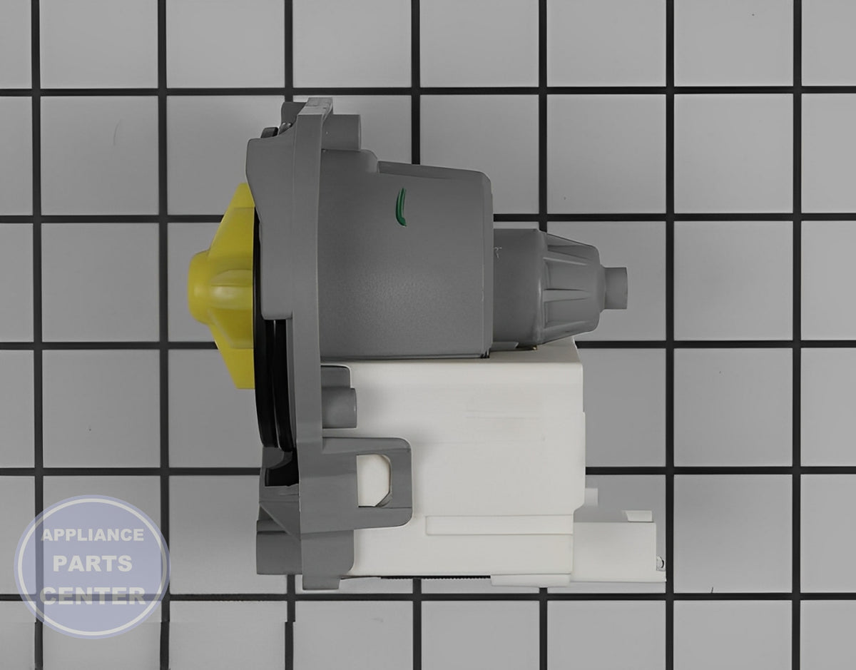 WHIRLPOOL WPW10348269 Washer Drain Pump - Side view with 20 lbs drainage capacity