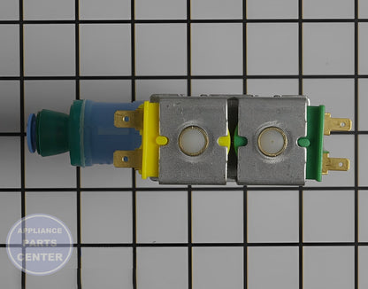 WHIRLPOOL WATER VALVE WPW10349187 - Detailed view of valve & float mechanism