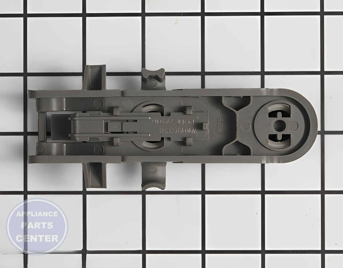 WHIRLPOOL UPPER RACK ROLLER WPW10350401 - Detailed view of sturdy technical details