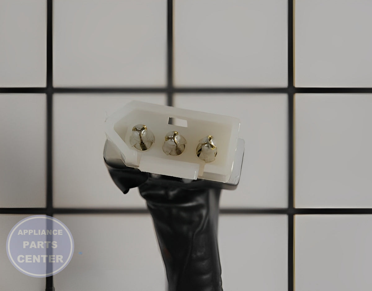 WHIRLPOOL DOOR SWITCH WPW10350906 - Side view with safety switch specifications