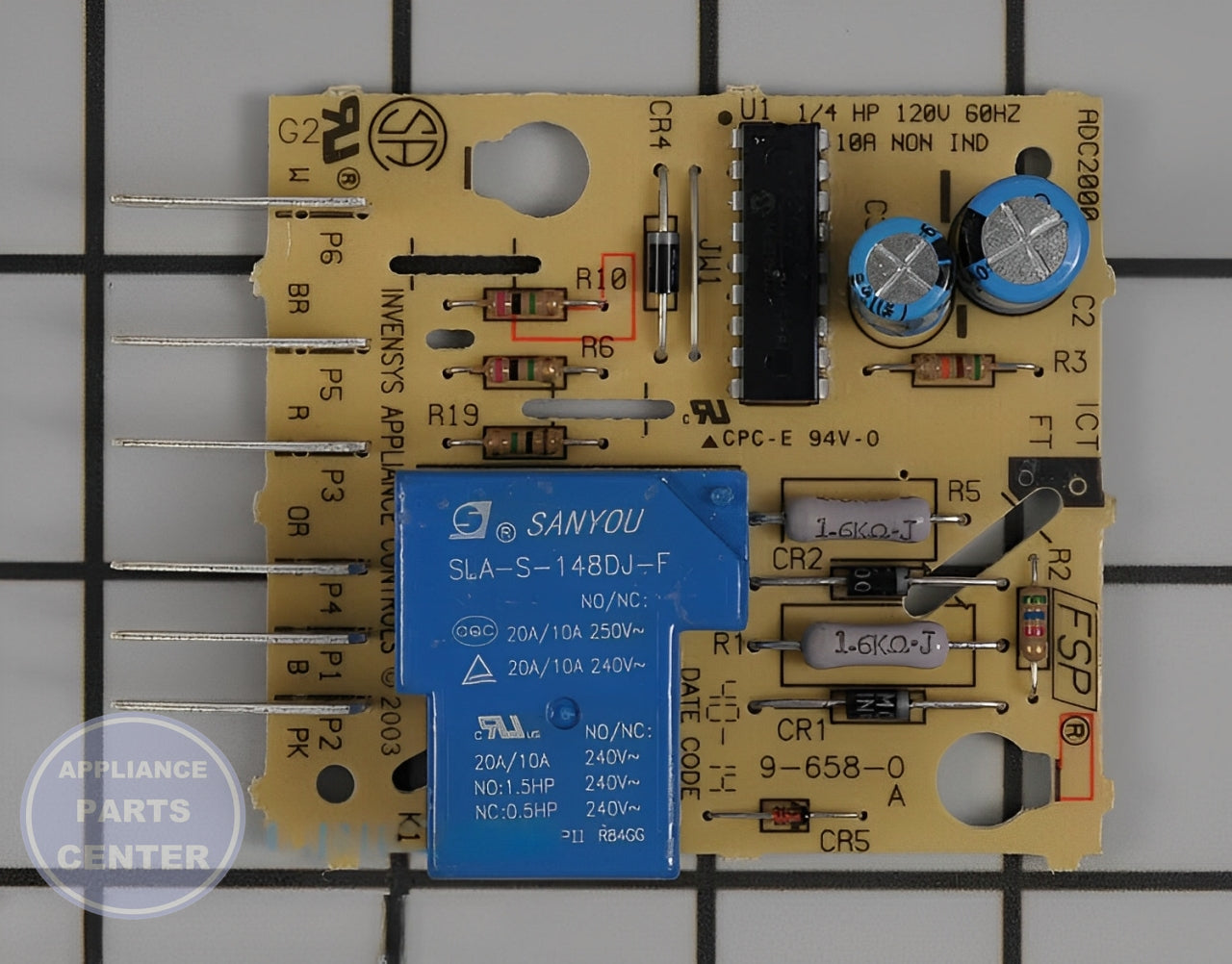 WHIRLPOOL REFRIGERATOR ELECTRONIC CONTROL BOARD WPW10352689 - Main view showing precise temperature control for WPL models