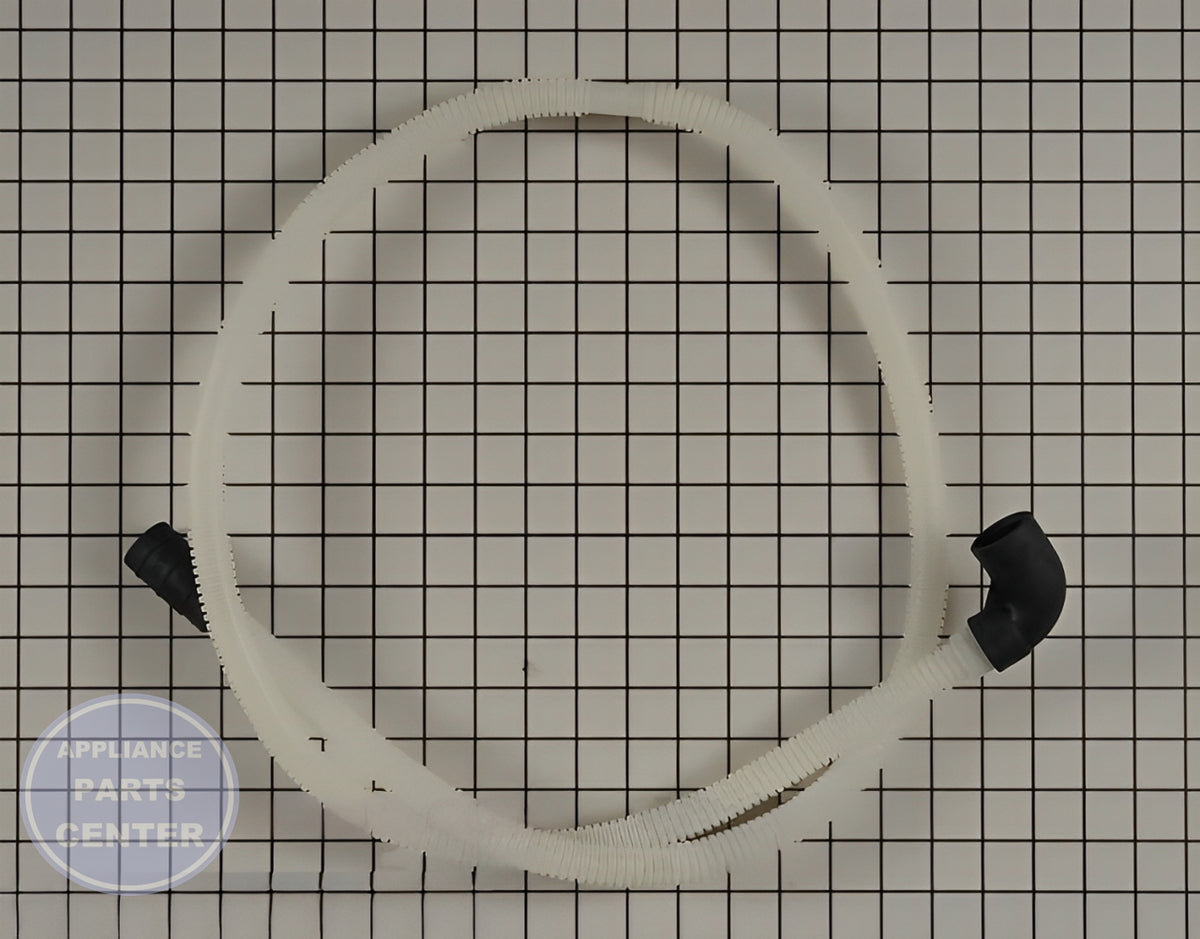 WHIRLPOOL DISHWASHER DRAIN HOSE WPW10358302 - Main view showing strong material for efficient water flow in specific models