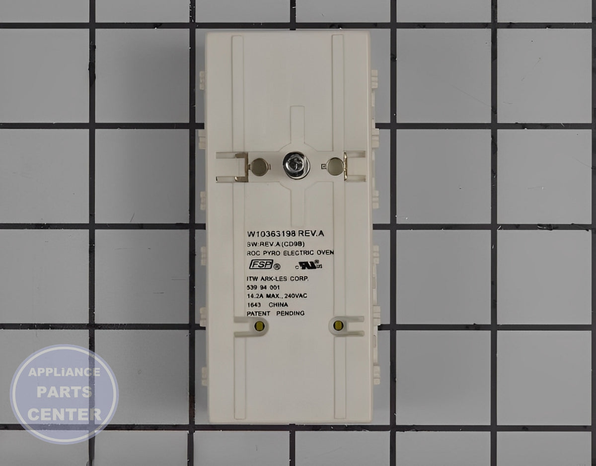 Whirlpool Oven Switch WPW10363198 - Main view showing easy installation for various models