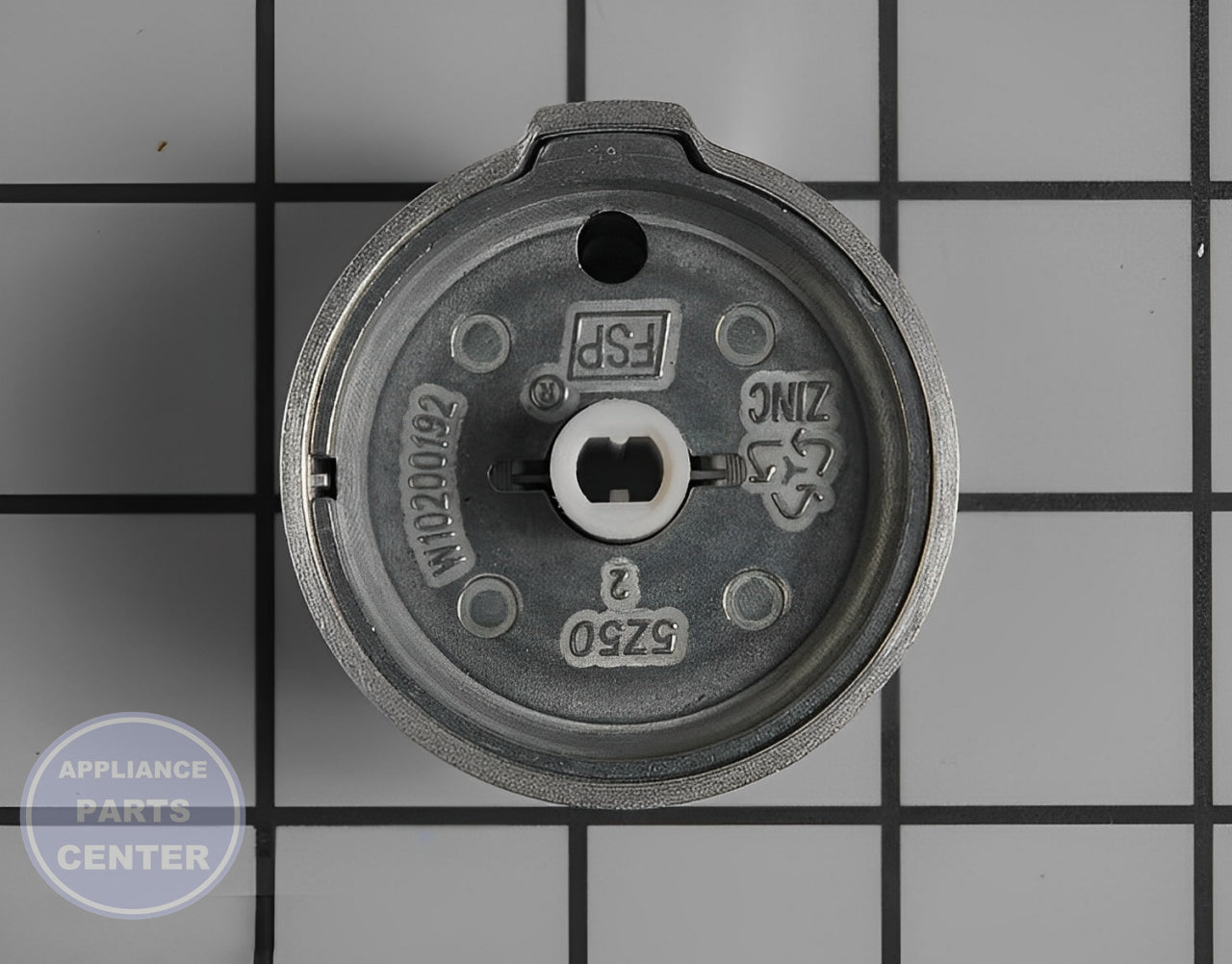 KNOB WPW10370186 - Side view with durable specifications