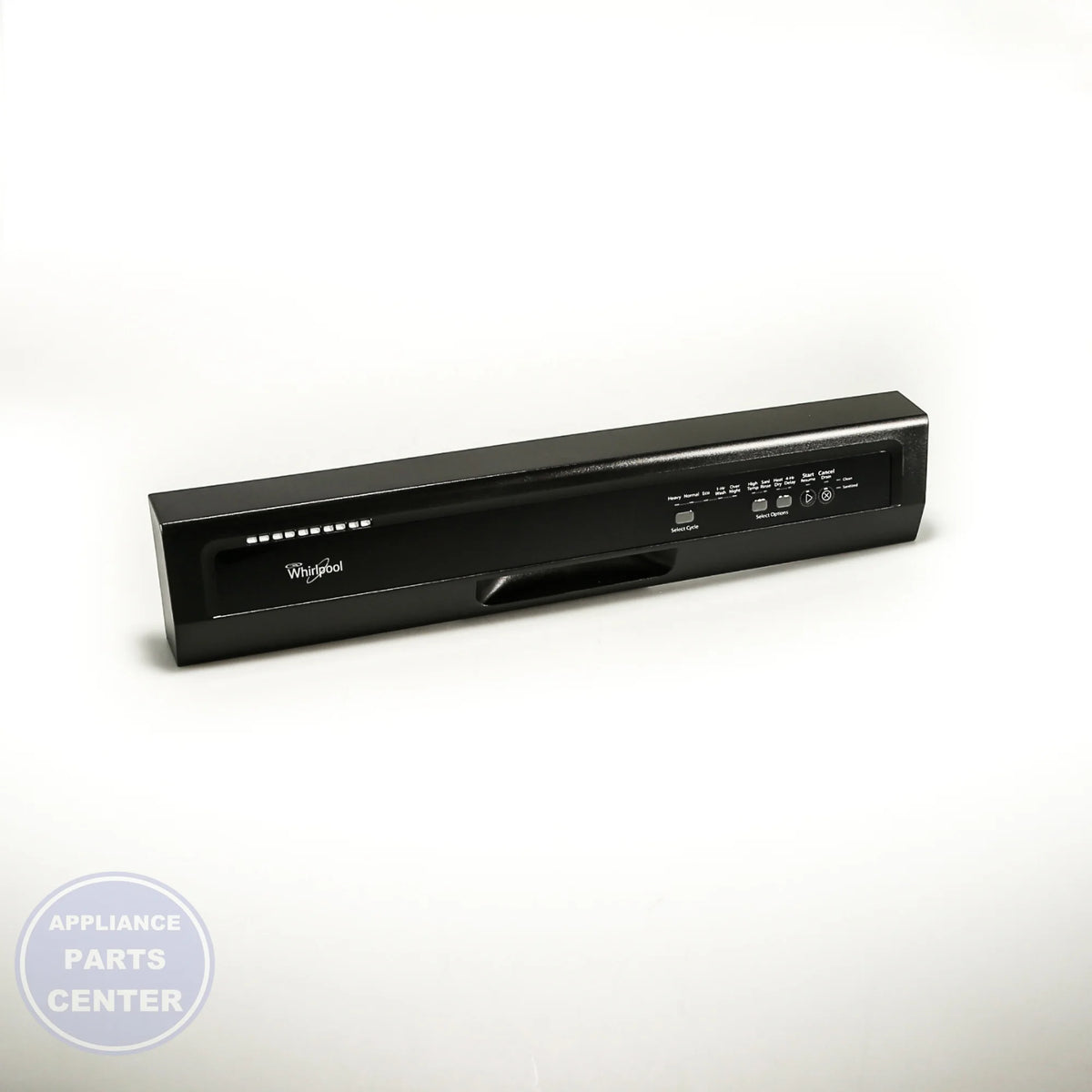 CONSOLE WPW10380381 - Side view with precise measurements