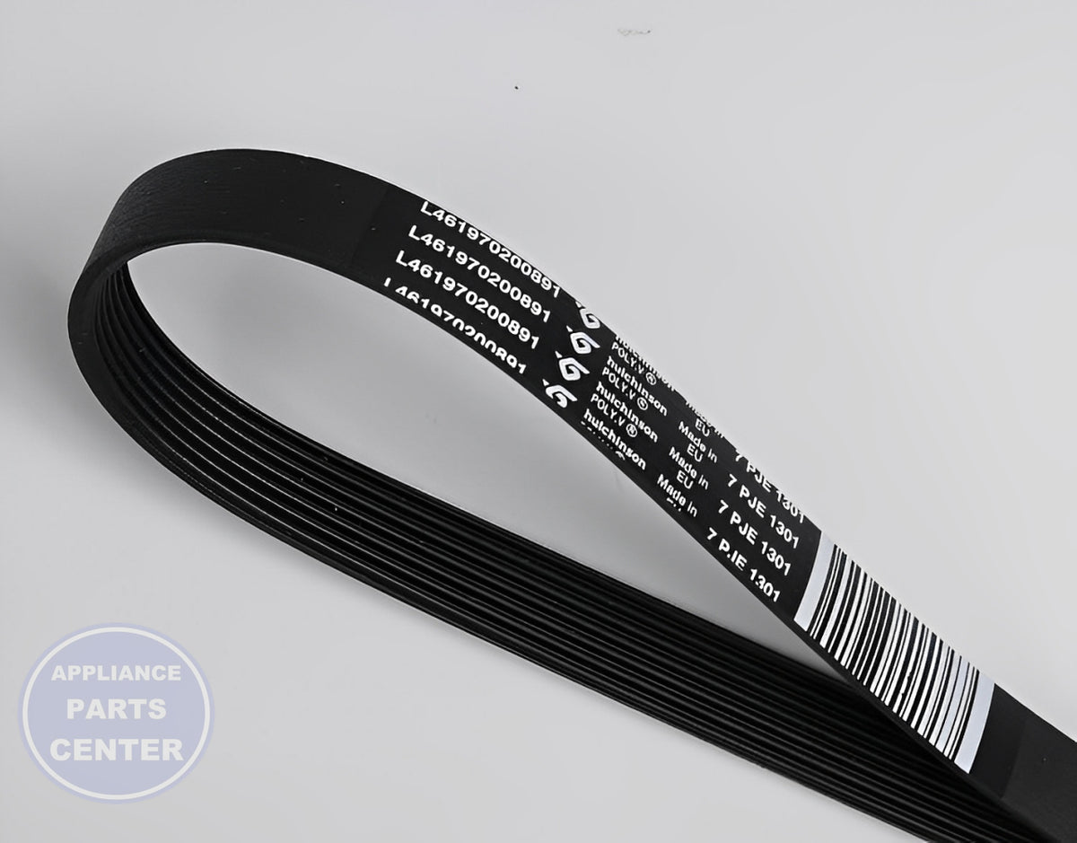 WHIRLPOOL WASHER DRIVE BELT WPW10388414 - Main view showing durable construction for various WPL models