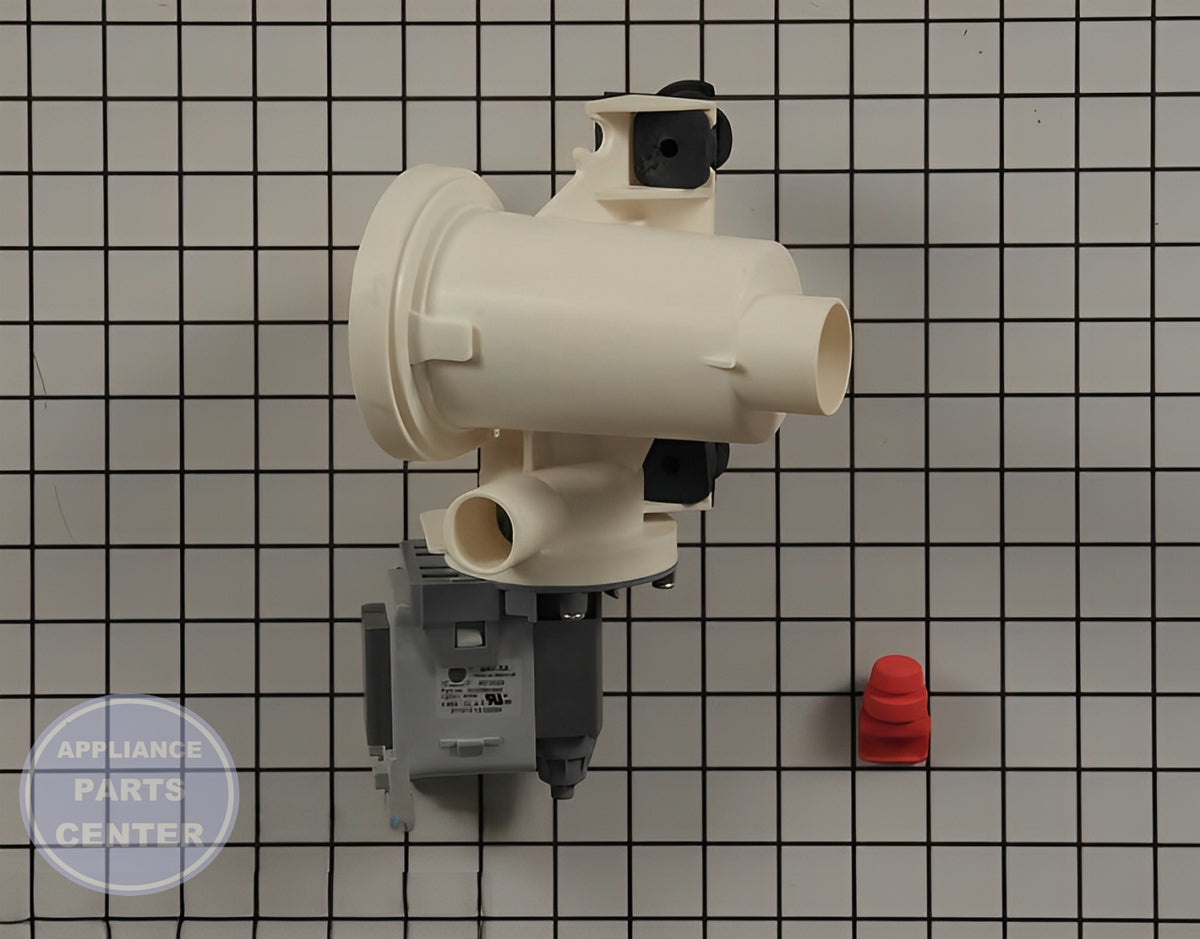WHIRLPOOL WATER PUMP WPW10391443 - Side view with compact design