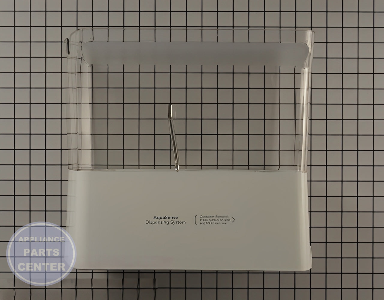 Jenn Air KitchenAid Ice Bucket Assembly WPW10395656 - Main view showing high-capacity ice maker for specific models