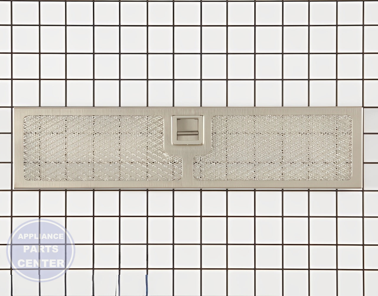 Whirlpool Grease Filter WPW10396091 - Main view showing grease trapping efficiency for Whirlpool, Kenmore, KitchenAid models