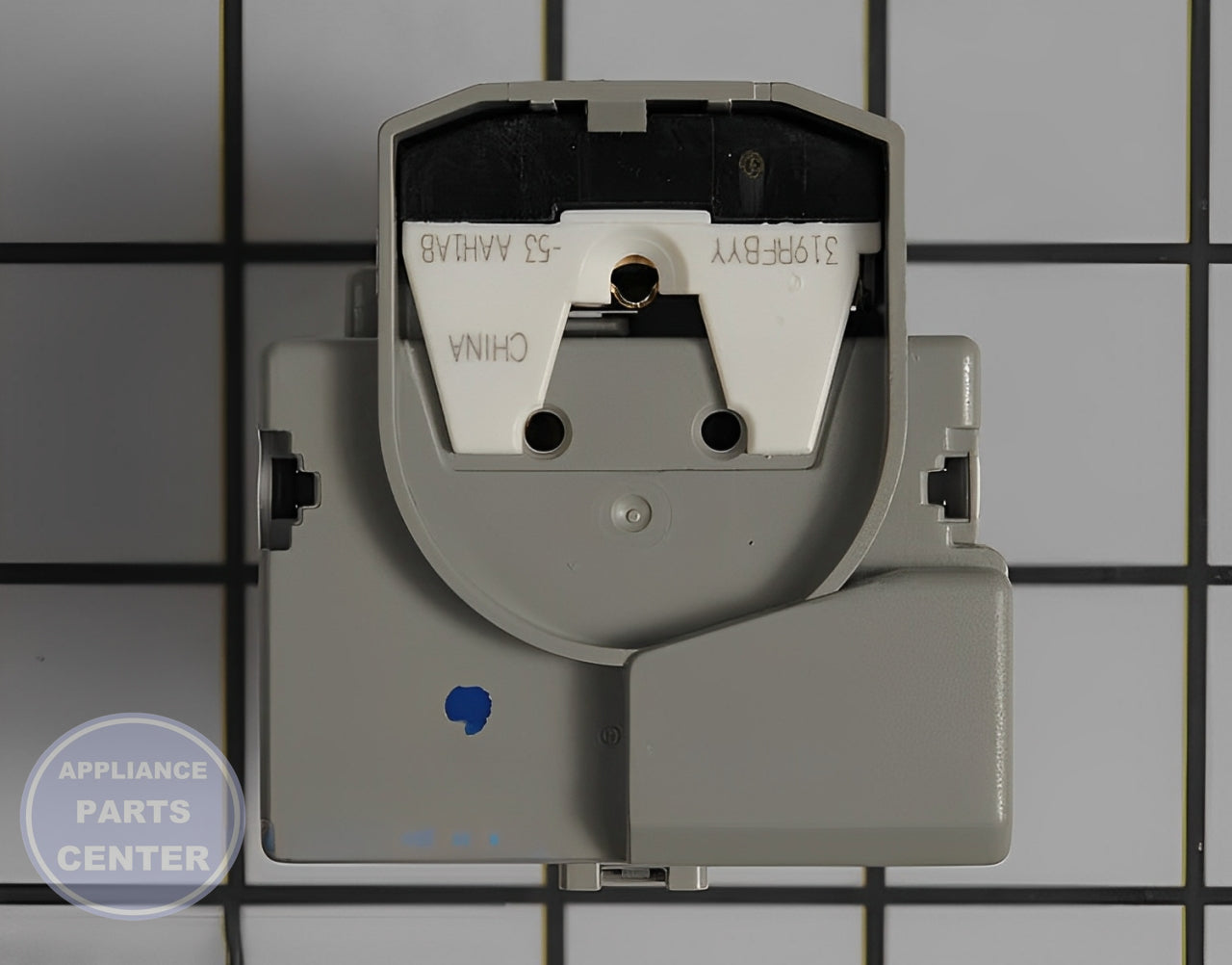 Start Device WPW10398552 - Side view with precise measurements for optimal fit