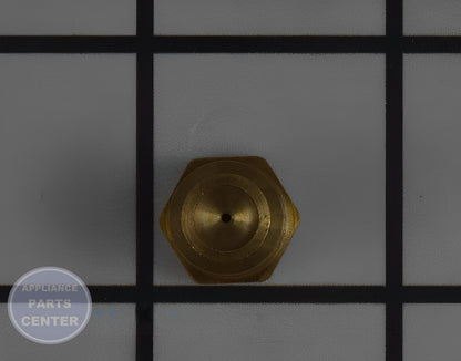 Orifice WPW10400498 - Side view with precise measurements for efficient gas flow