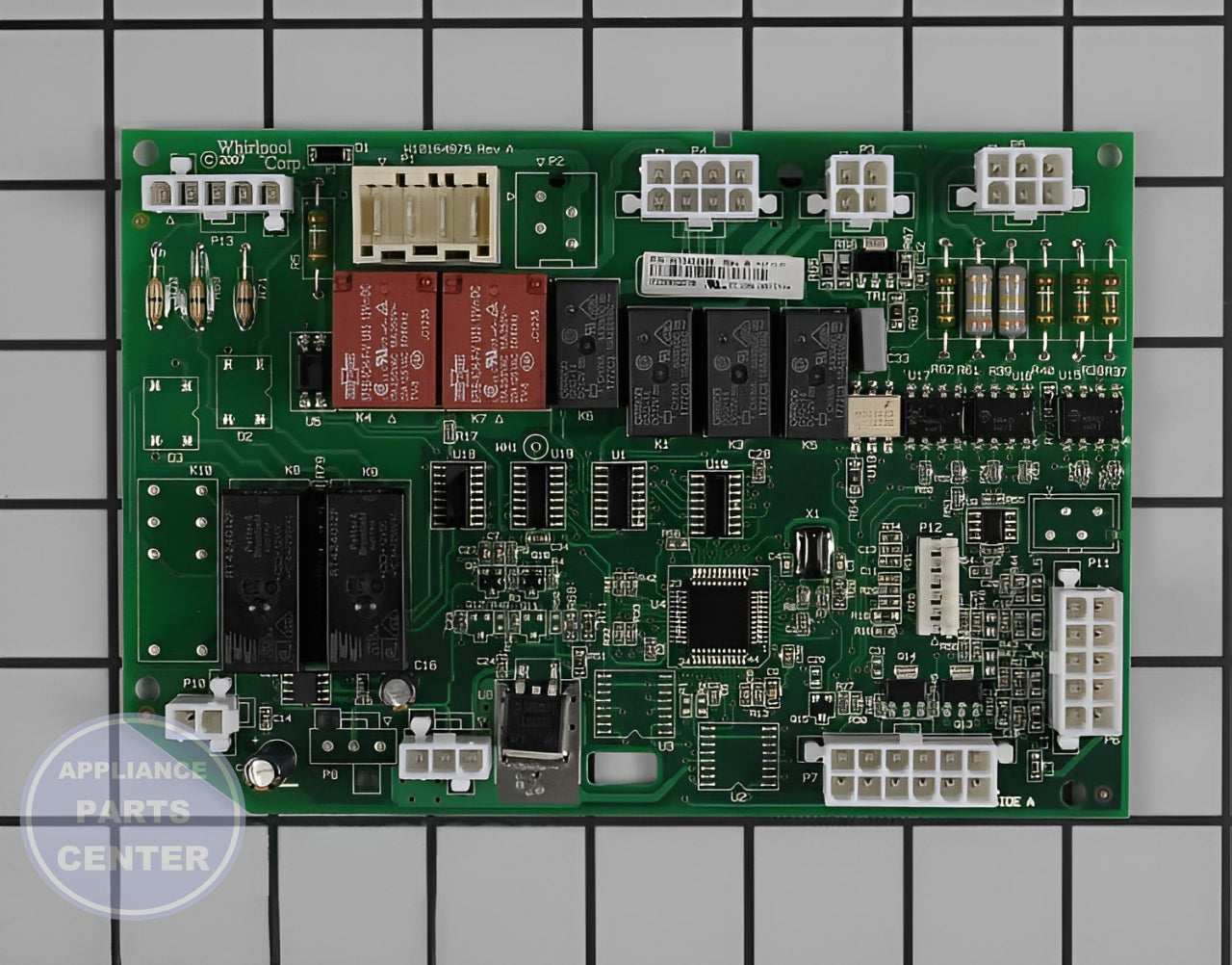 Whirlpool Refrigerator Electronic Control Board WPW10404689 - Main view showing temperature control for Whirlpool models