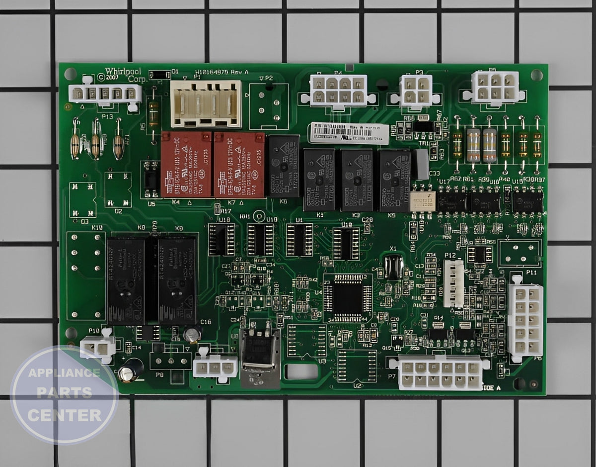 Whirlpool Refrigerator Electronic Control Board WPW10404689 - Main view showing temperature control for Whirlpool models
