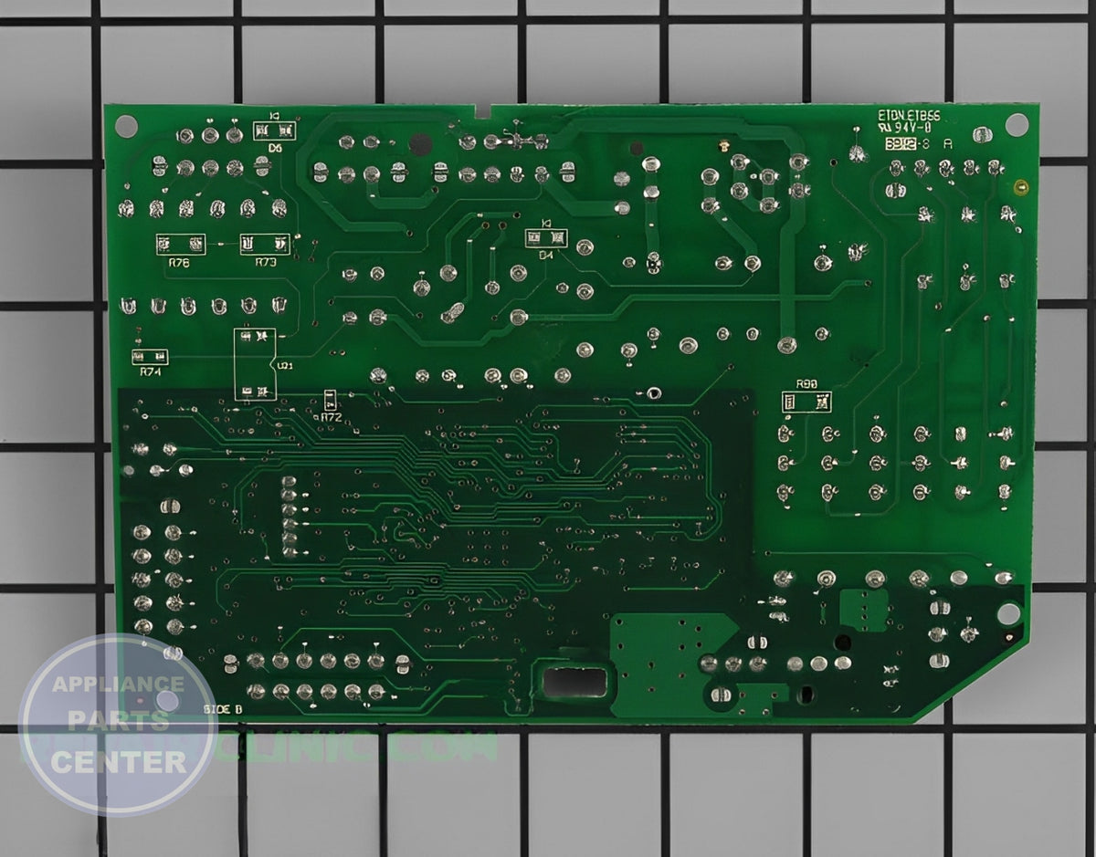 WHIRLPOOL REFRIGERATOR ELECTRONIC CONTROL BOARD WPW10404689 - Detailed view of electronic control details