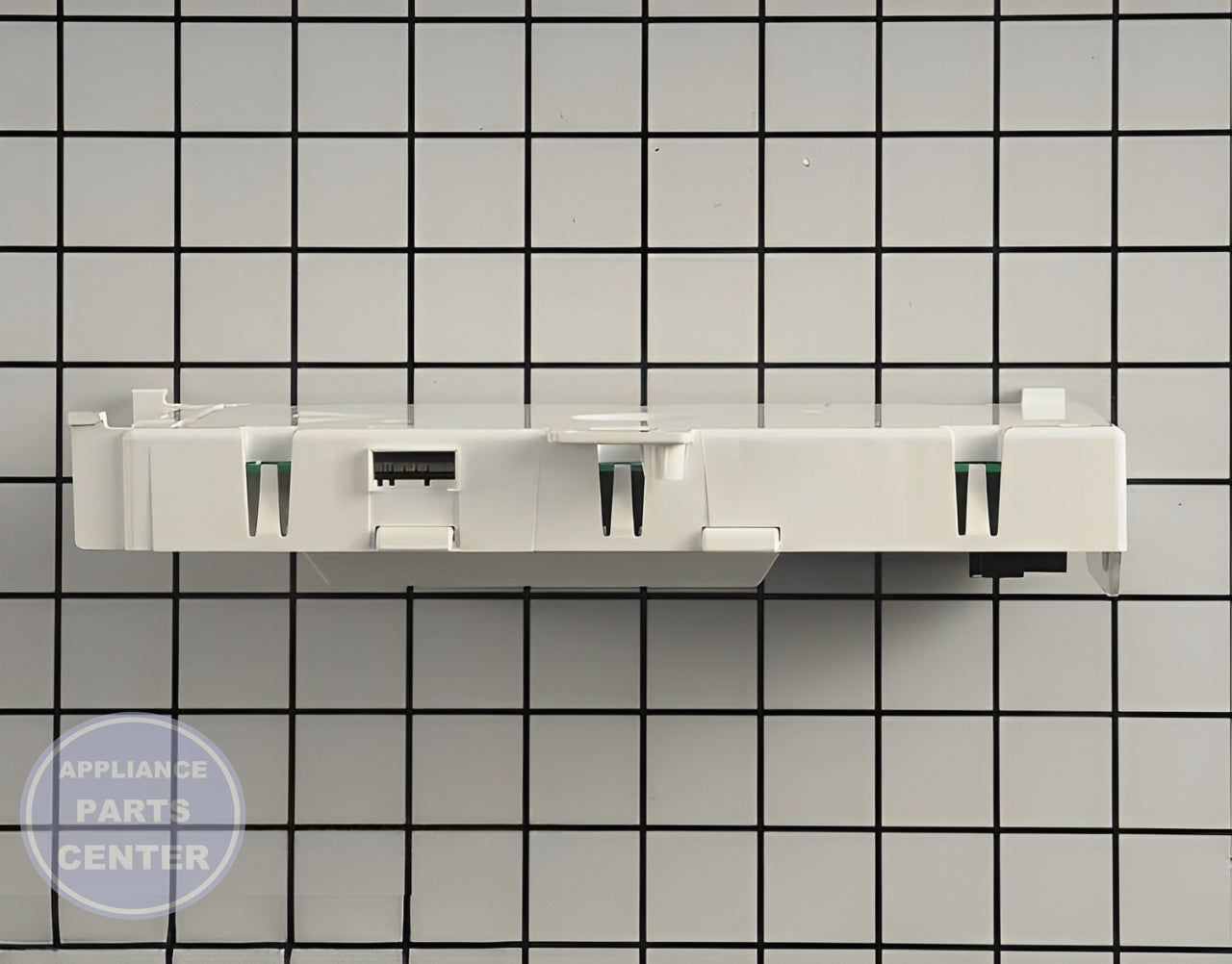 Control Board WPW10405827 - Side view with precise measurements