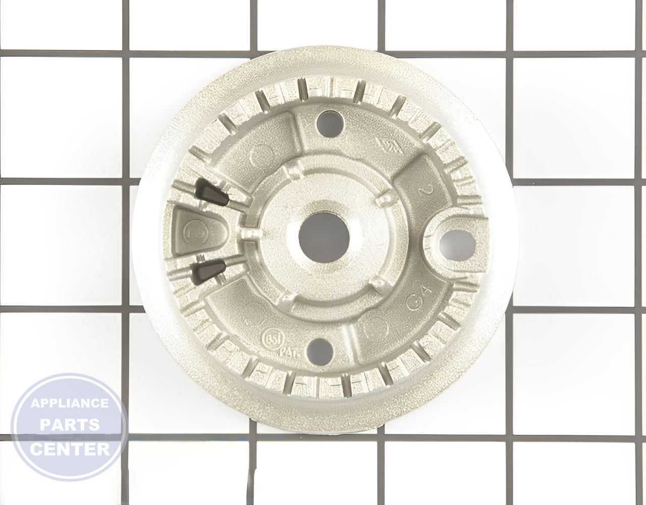 Amana Surface Burner Base WPW10406283 - Main view showing gas burner for compatible models