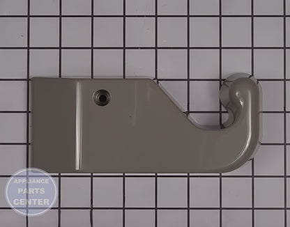 Whirlpool Hinge Cover WPW10407158 - Main view showing precise fit for Whirlpool, Maytag, Kenmore refrigerators