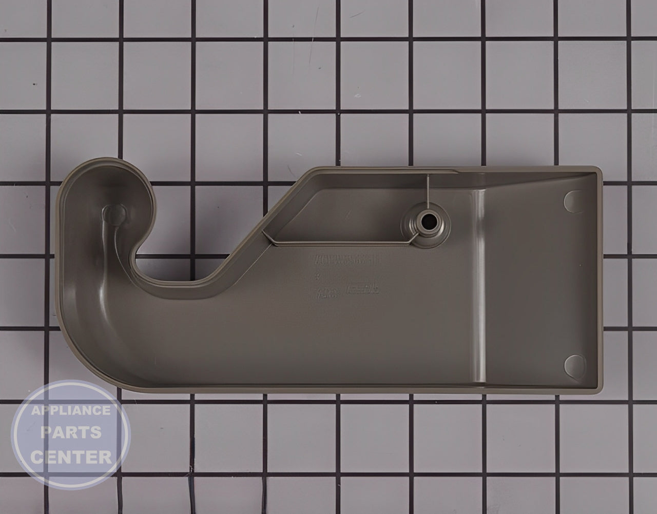 Hinge Cover WPW10407158 - Side view with dimensions [Measurements]