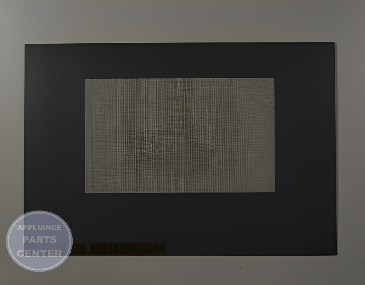 WHIRLPOOL DOOR GLASS WPW10409946 - Detailed view of durable glass material