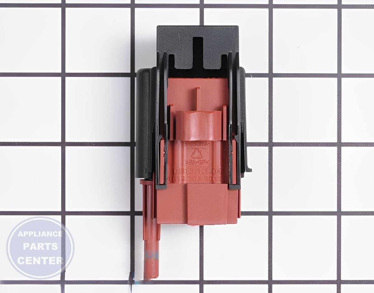 WHIRLPOOL WATER LEVEL PRESSURE SWITCH WPW10415587 - Side view with precise pressure specifications