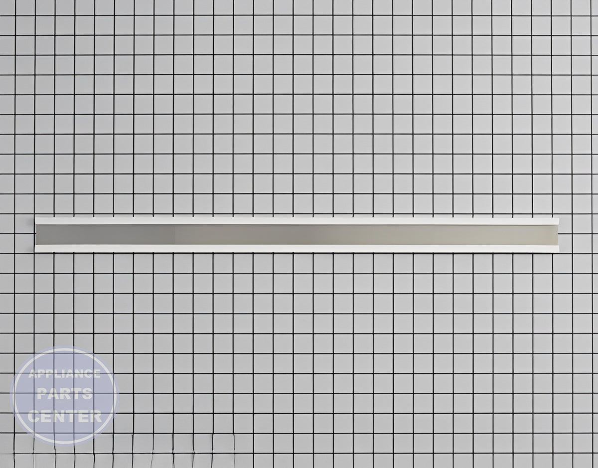 WHIRLPOOL REFRIGERATOR DOOR TRIM WPW10421486 - Detailed view of shelf & shelf support