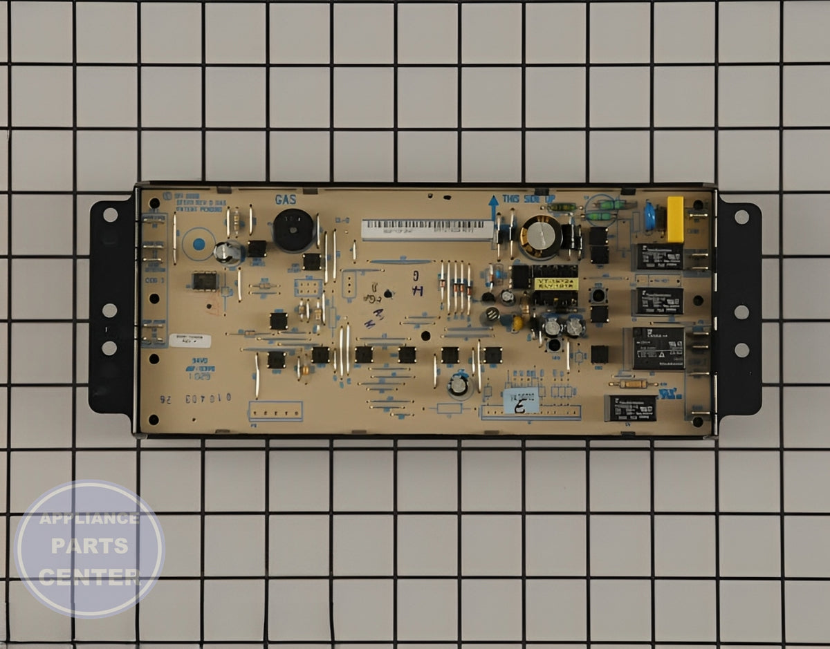 WHIRLPOOL ELECTRONIC CONTROL BOARD WPW10424330 - Detailed view of circuit arrangement and technical details