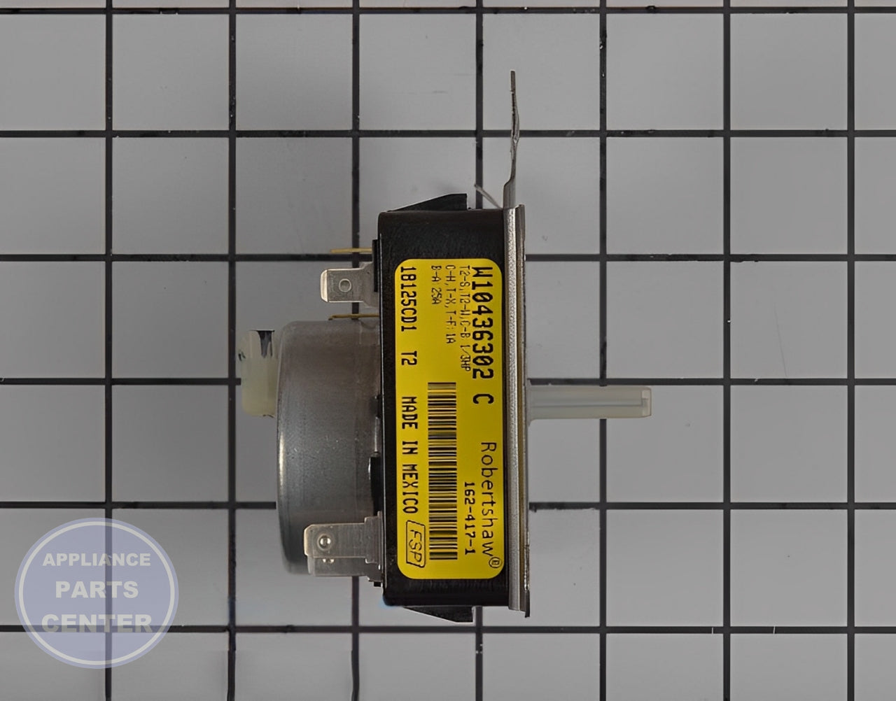 WHIRLPOOL TIMER WPW10436302 - Installation in specific model showing key mounting points