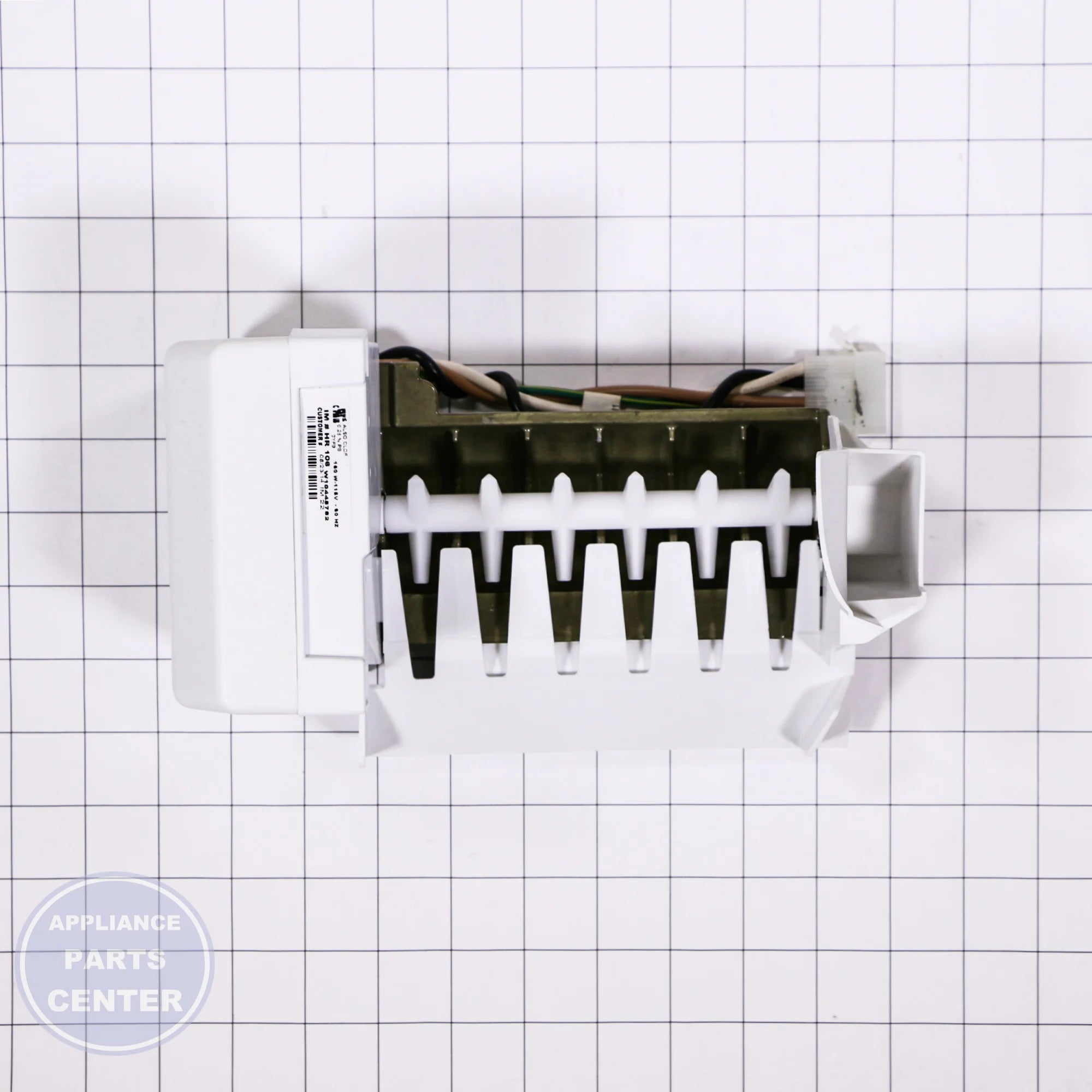WPL ICE MAKER ASSY WPW10445782 - Installation in Whirlpool model showcasing key mounting points