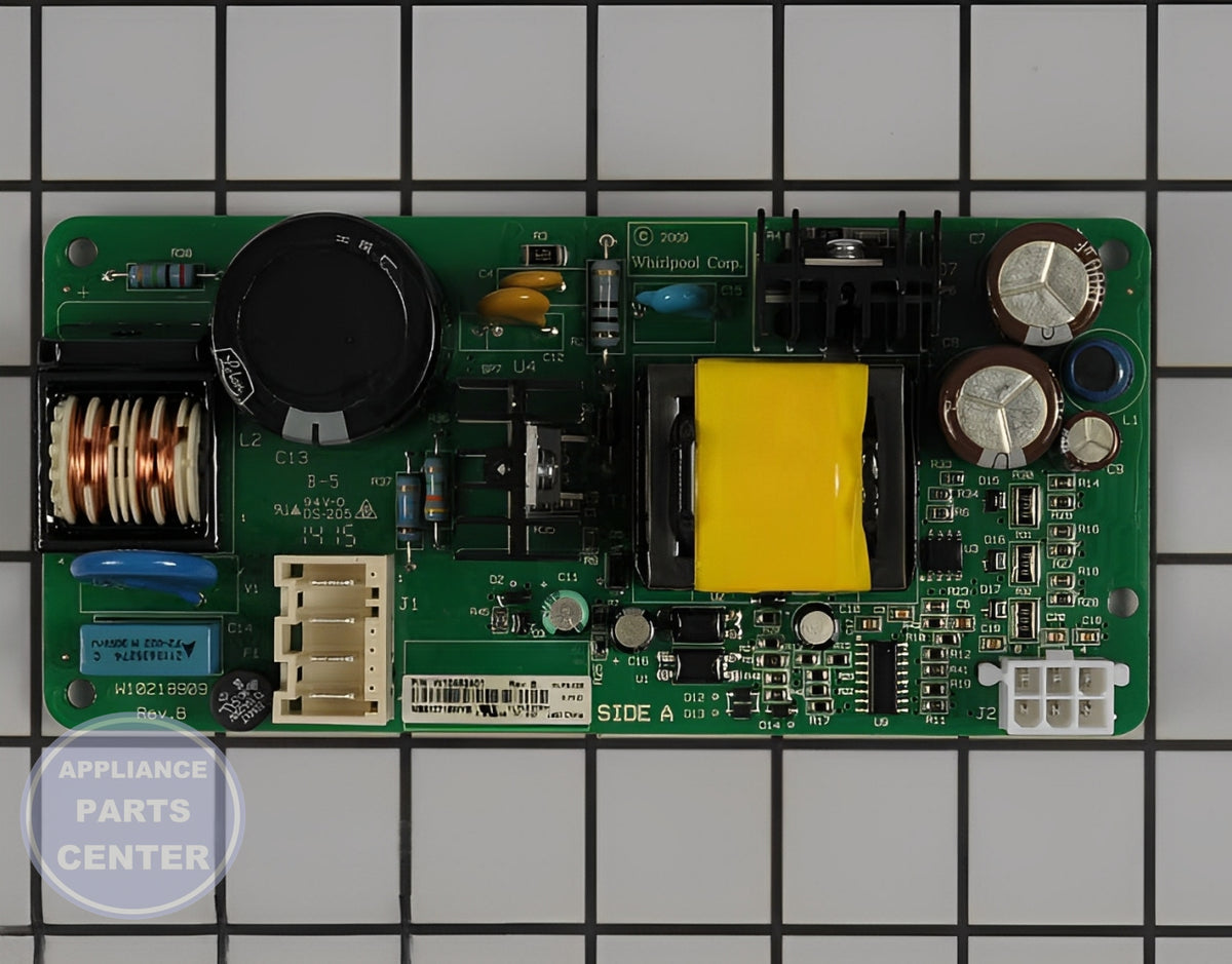 Whirlpool Refrigerator Electronic Control Board WPW10453401 - Main view showing temperature control for various Whirlpool models