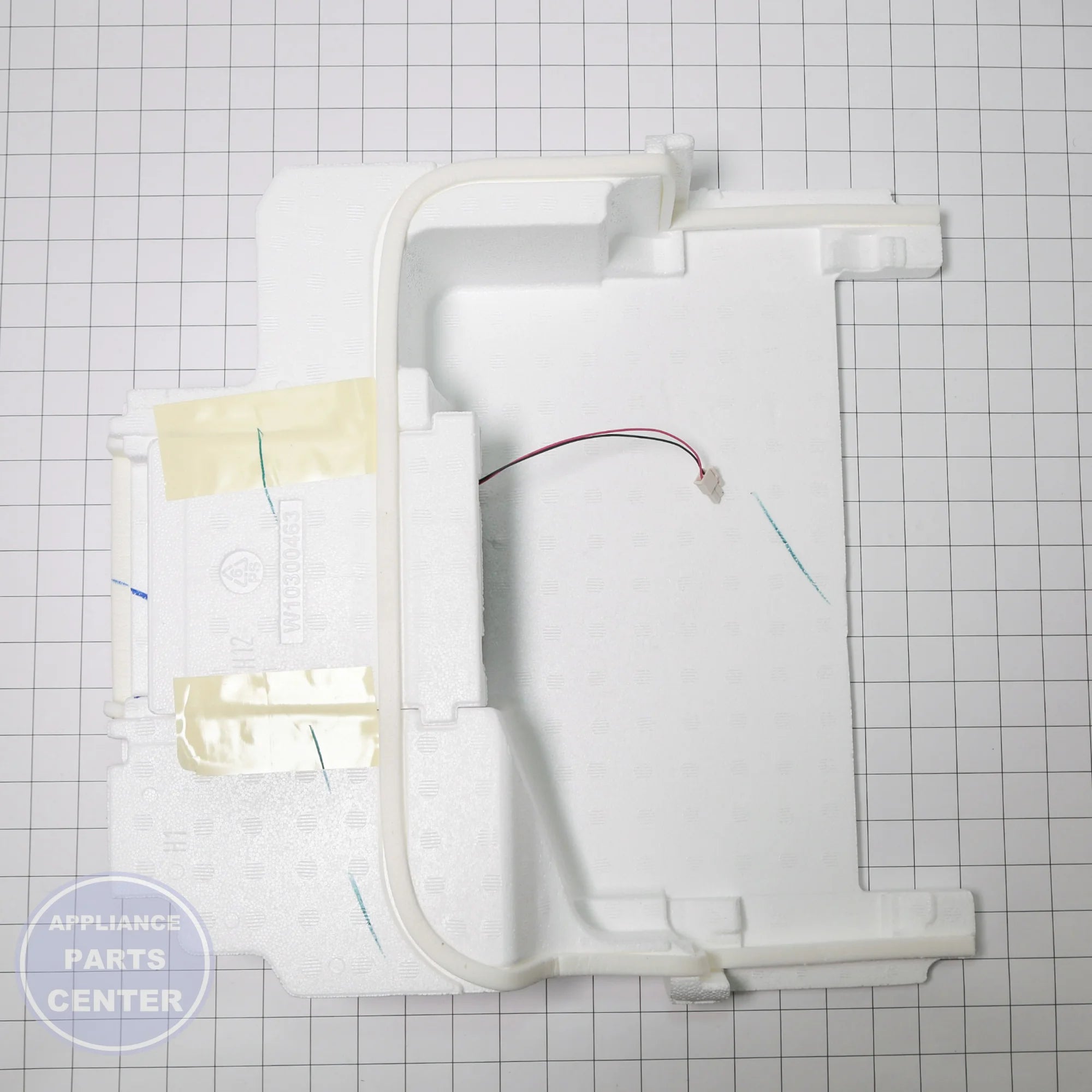WPL ASSY-MOTOR, EVAP INSULA WPW10453428 - Installation in specific model showcasing mounting points