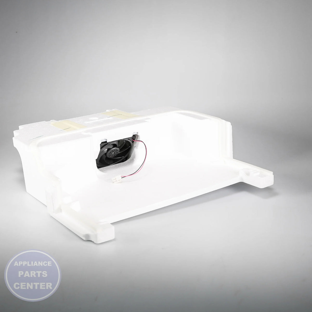 WPL ASSY-MOTOR, EVAP INSULA WPW10453428 - Installation in specific model showcasing mounting points