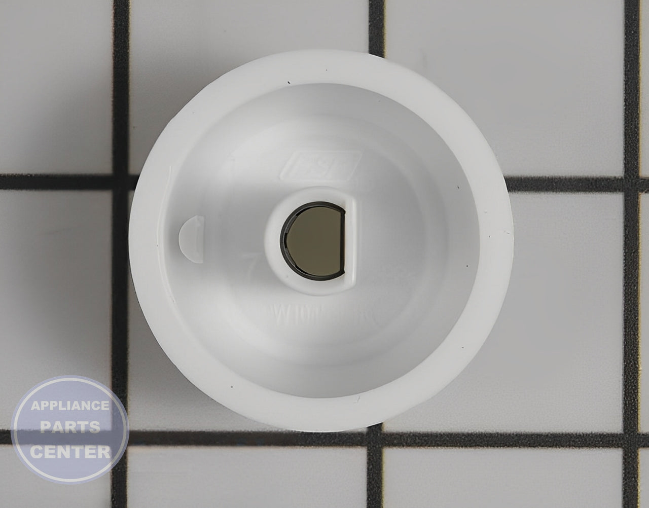 Selector Knob WPW10453948 - Side view with exact measurements and specifications