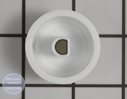 Selector Knob WPW10453948 - Side view with exact measurements and specifications