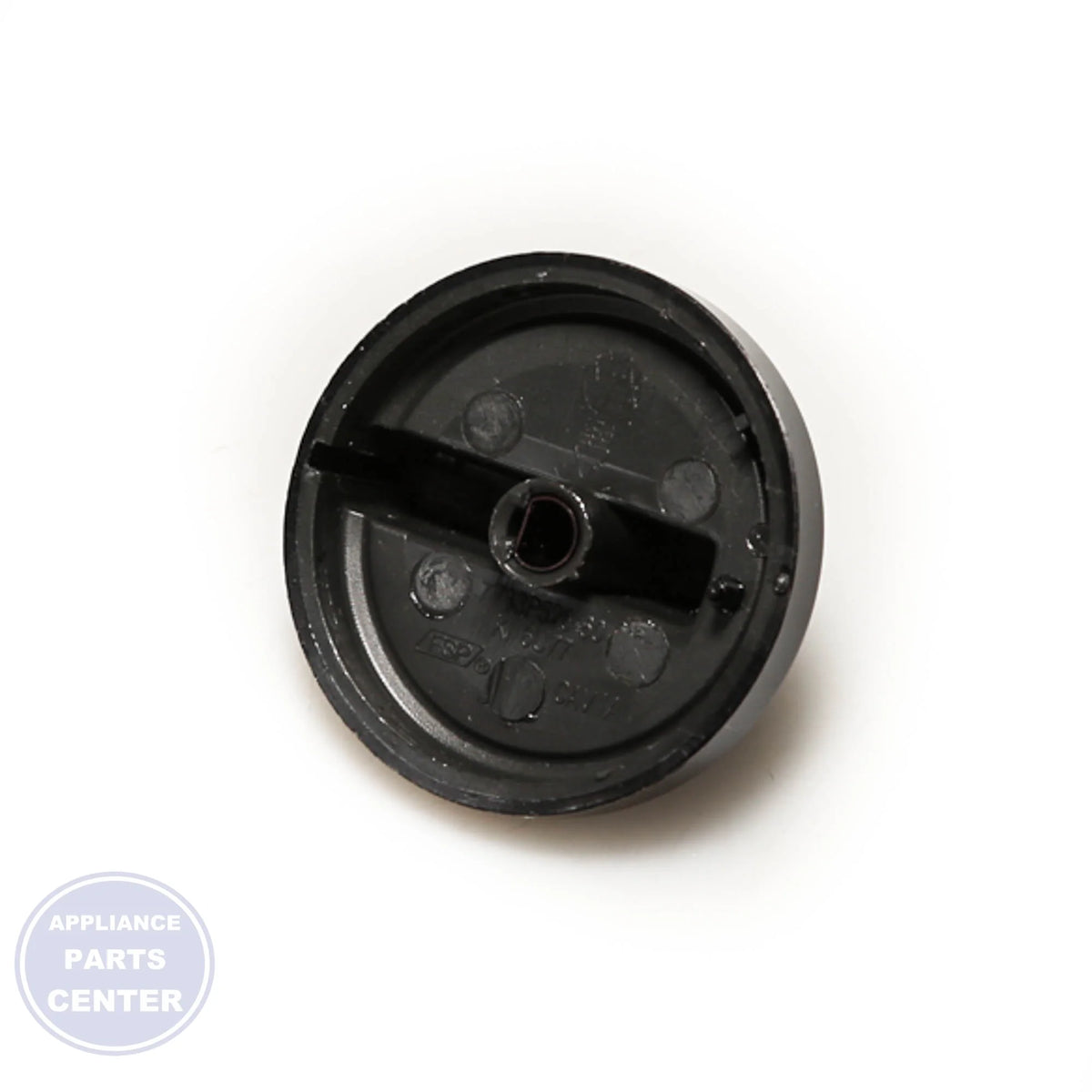KNOB WPW10454079 - Side view with precise measurements
