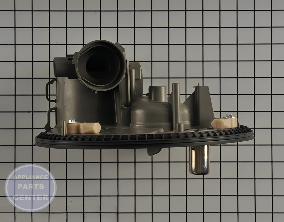Dishwasher Sump WPW10457989 - Side view with reliable measurements for precise fit