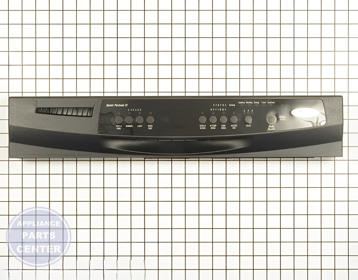 Whirlpool Dishwasher Control Panel WPW10459139 - Main view showing touchpad for specific models