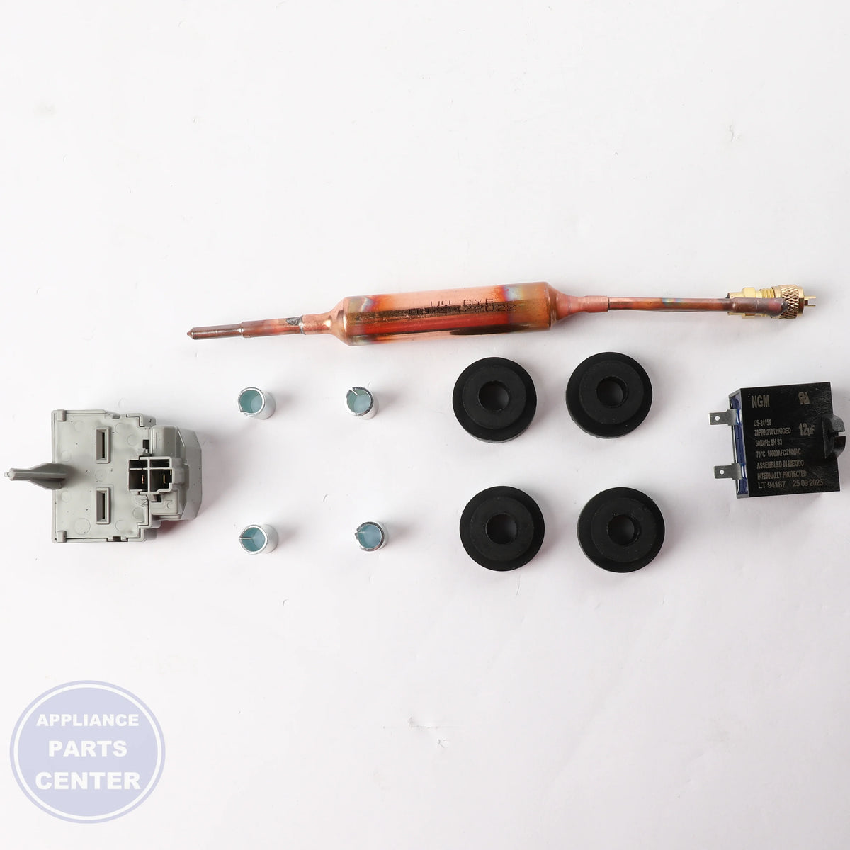 WPL COMPRESSOR WPW10463858 - Installation in W10405532 model showing key mounting points