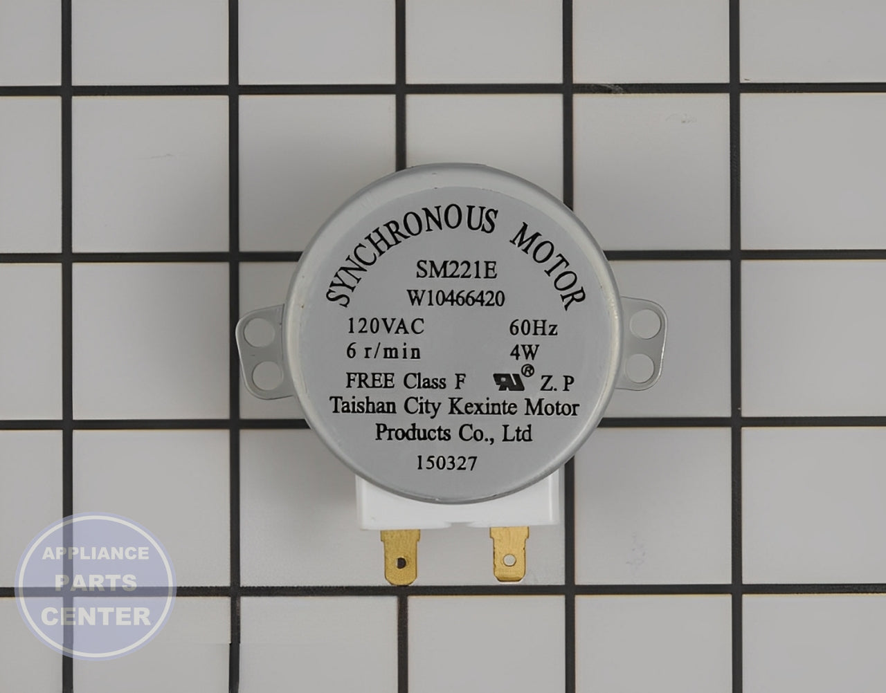 WHIRLPOOL TURNTABLE MOTOR WPW10466420 - Main view showing durable construction for various models