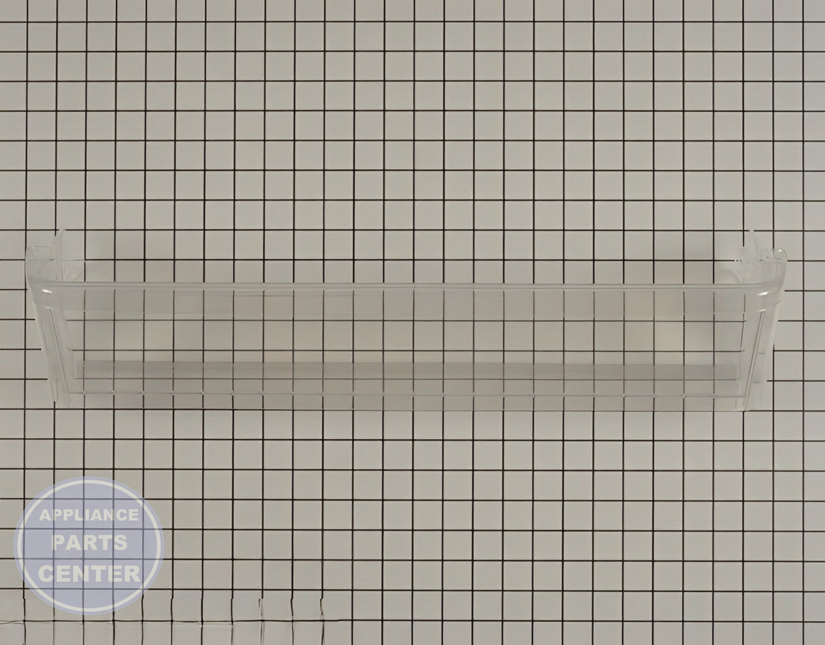WHIRLPOOL REFRIGERATOR CLEAR DOOR SHELF TRIM WPW10468559 - Detailed view of sturdy construction for long-lasting use