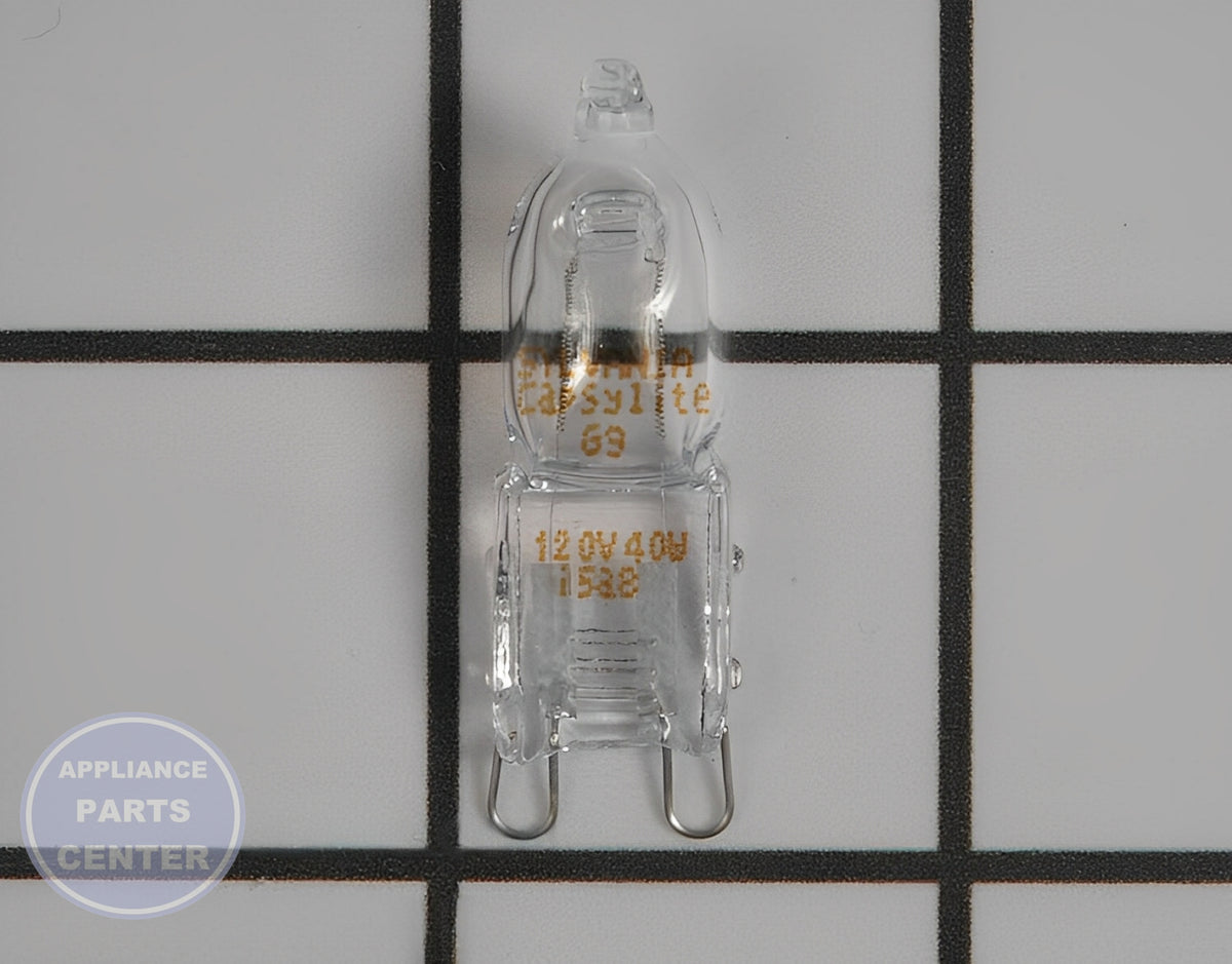 WHIRLPOOL LIGHT BULB WPW10472384 - Main view showing bright illumination for WPL Microwave