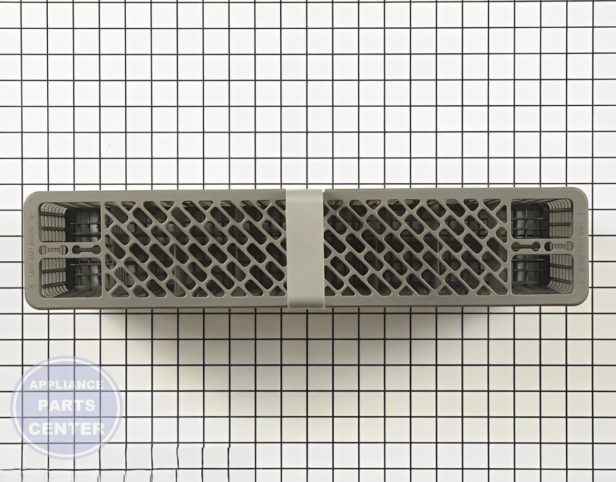 WHIRLPOOL SILVERWARE BASKET WPW10473836 - Detailed view of sturdy construction for dish organization