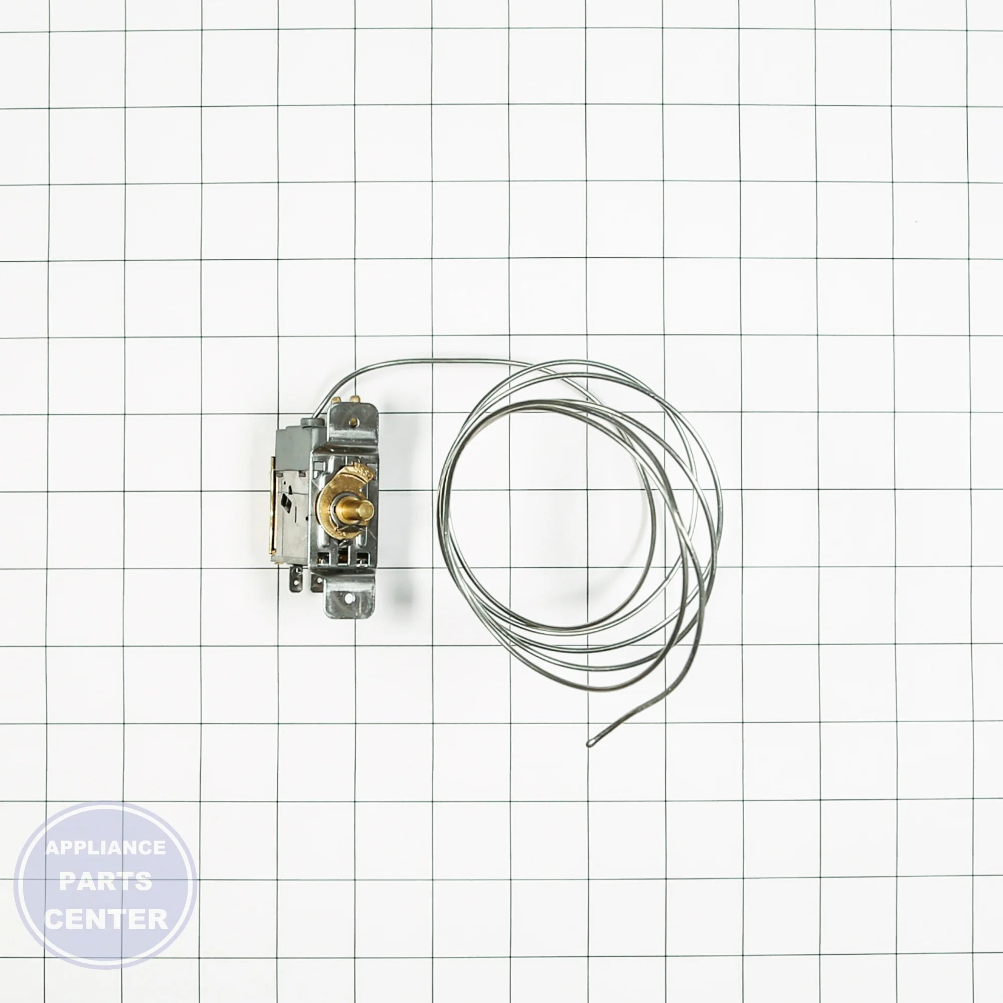 THERMOSTAT WPW10474749 - Side view with X inches measurements