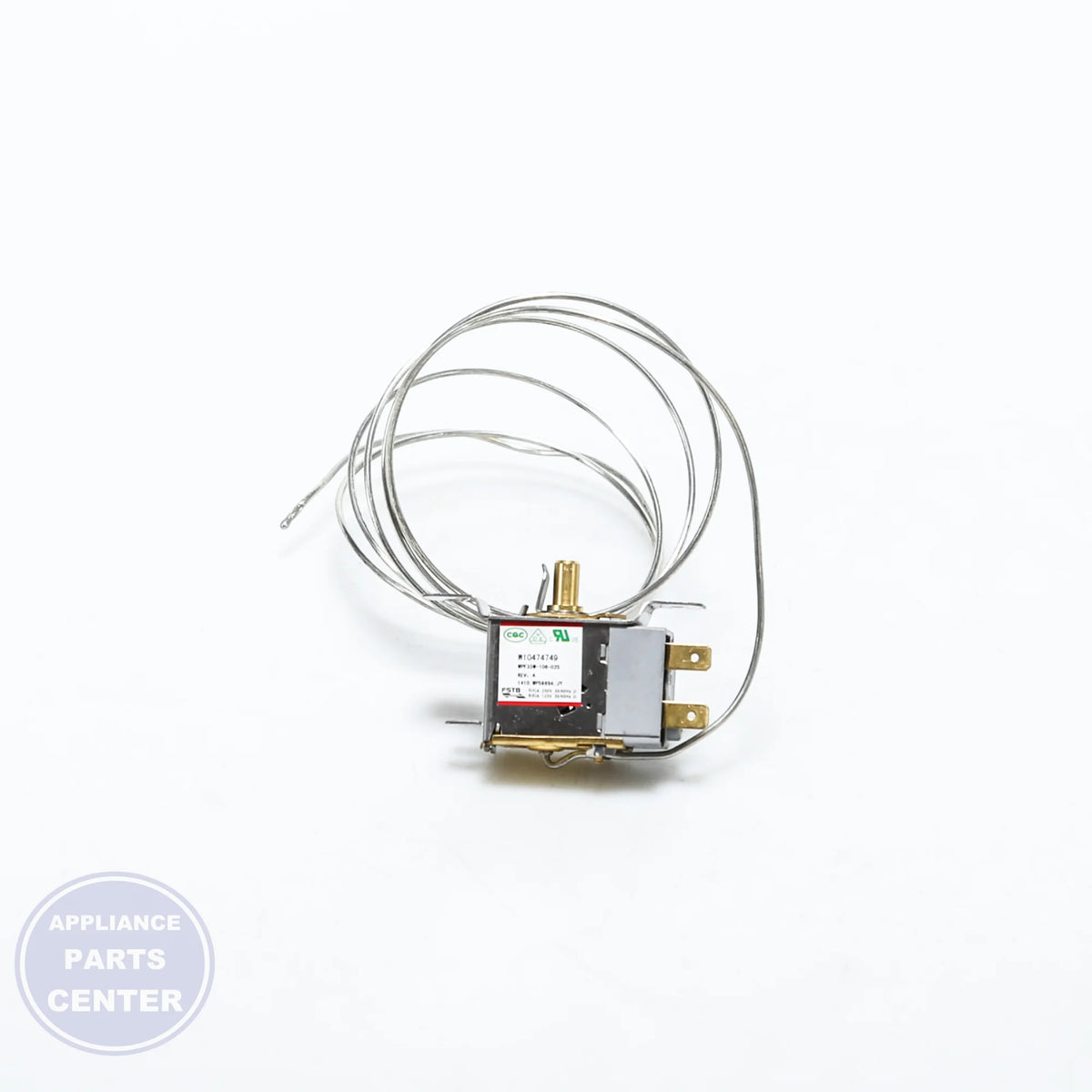 Whirlpool THERMOSTAT WPW10474749 - Installation in Whirlpool ABC model showing key mounting points