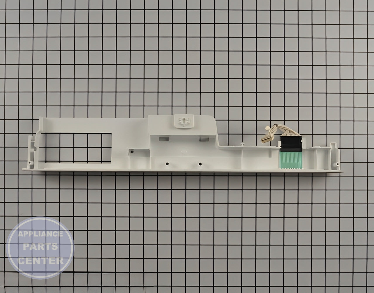 Touchpad and Control Panel WPW10475771 - Side view with precise measurements
