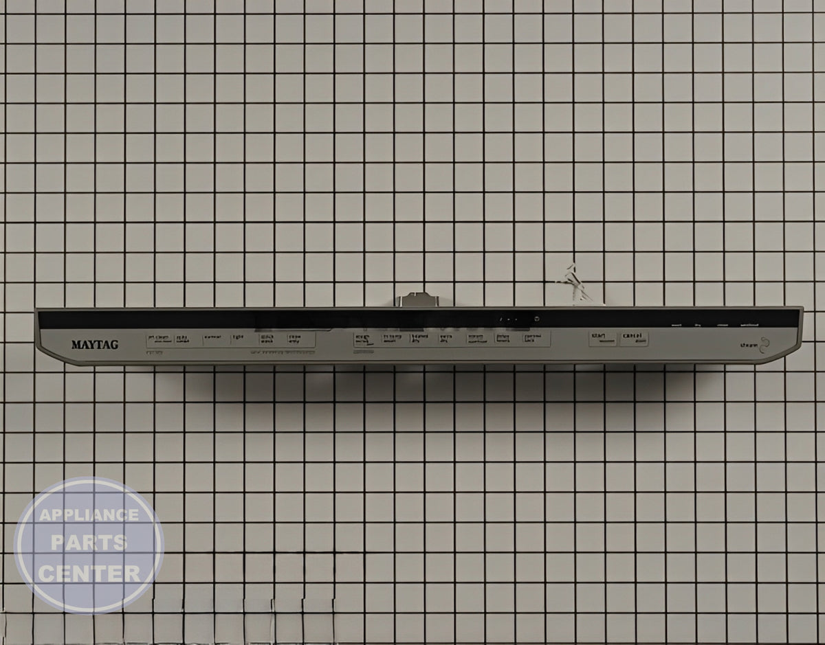 WHIRLPOOL CONTROL PANEL WPW10475780 - Main view showing touchpad for WPL Dishwasher models